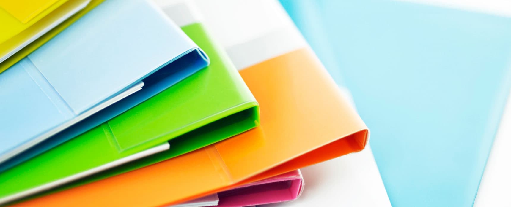 Colorful folders