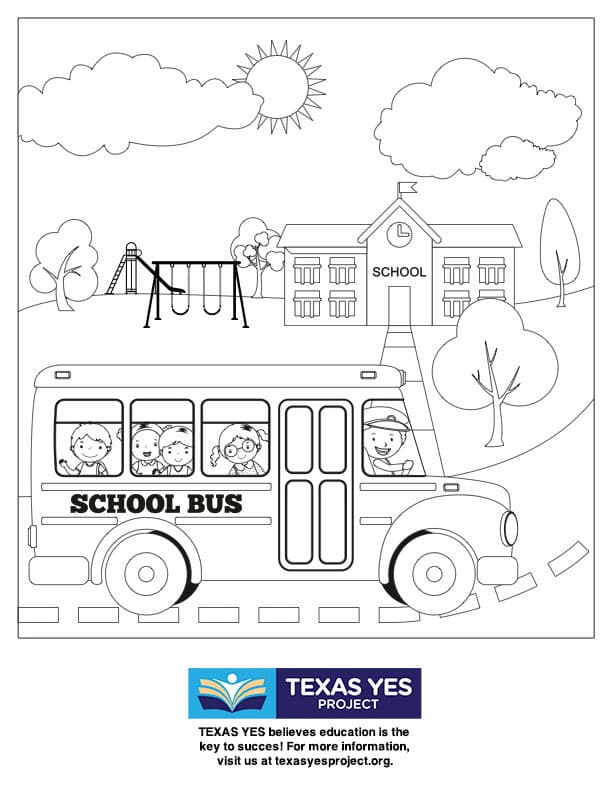 School Kit Color Pages