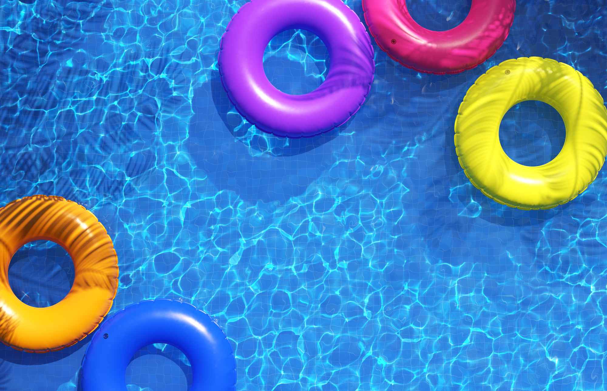 Floaties in a Pool