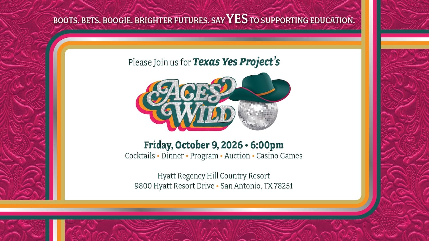 Aces Wild on Friday, October 9, 2026